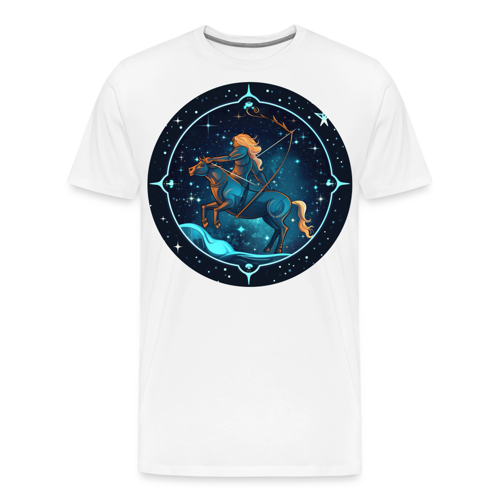 Men's Magic Sagittarius Premium T-Shirt - white