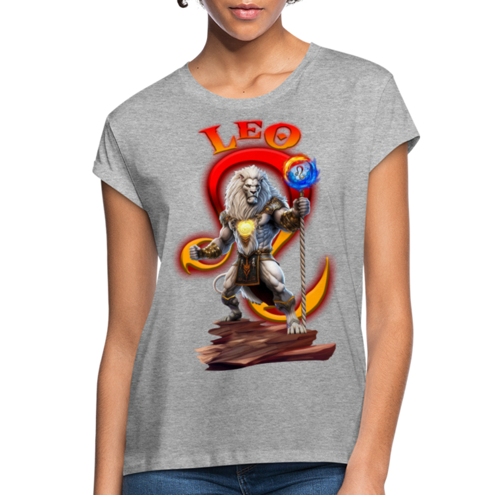 Women's Astral Leo Relaxed Fit T-Shirt - heather gray