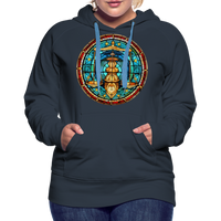 Thumbnail for Women’s Mosaic Libra Premium Hoodie - navy