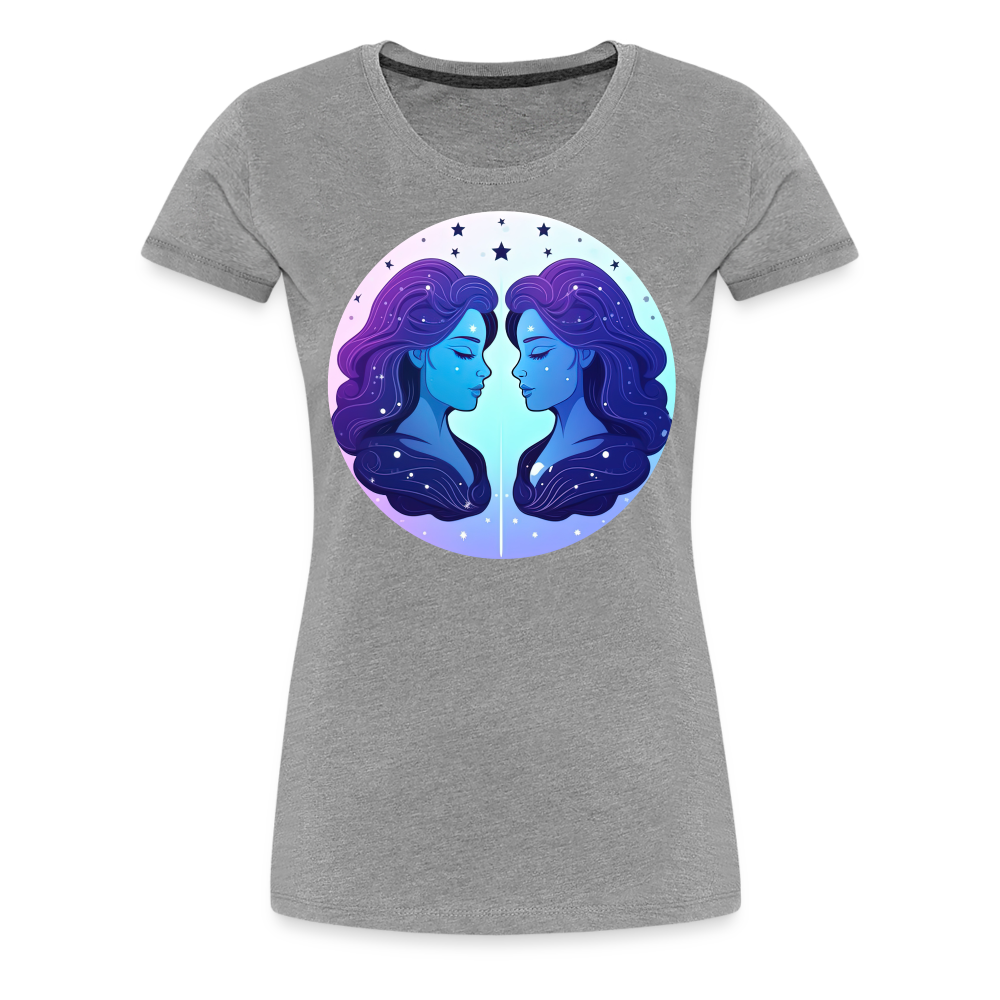 Women’s Magic Gemini Premium T-Shirt - heather gray