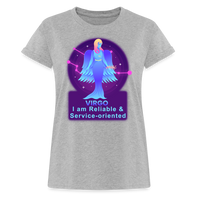 Thumbnail for Women's Neon Virgo Relaxed Fit T-Shirt - heather gray