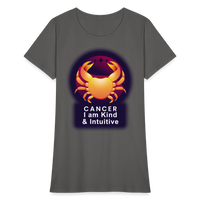 Thumbnail for Women's Glow Cancer T-Shirt - charcoal