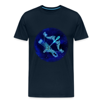 Thumbnail for Men's Sagittarius Premium T-Shirt - deep navy