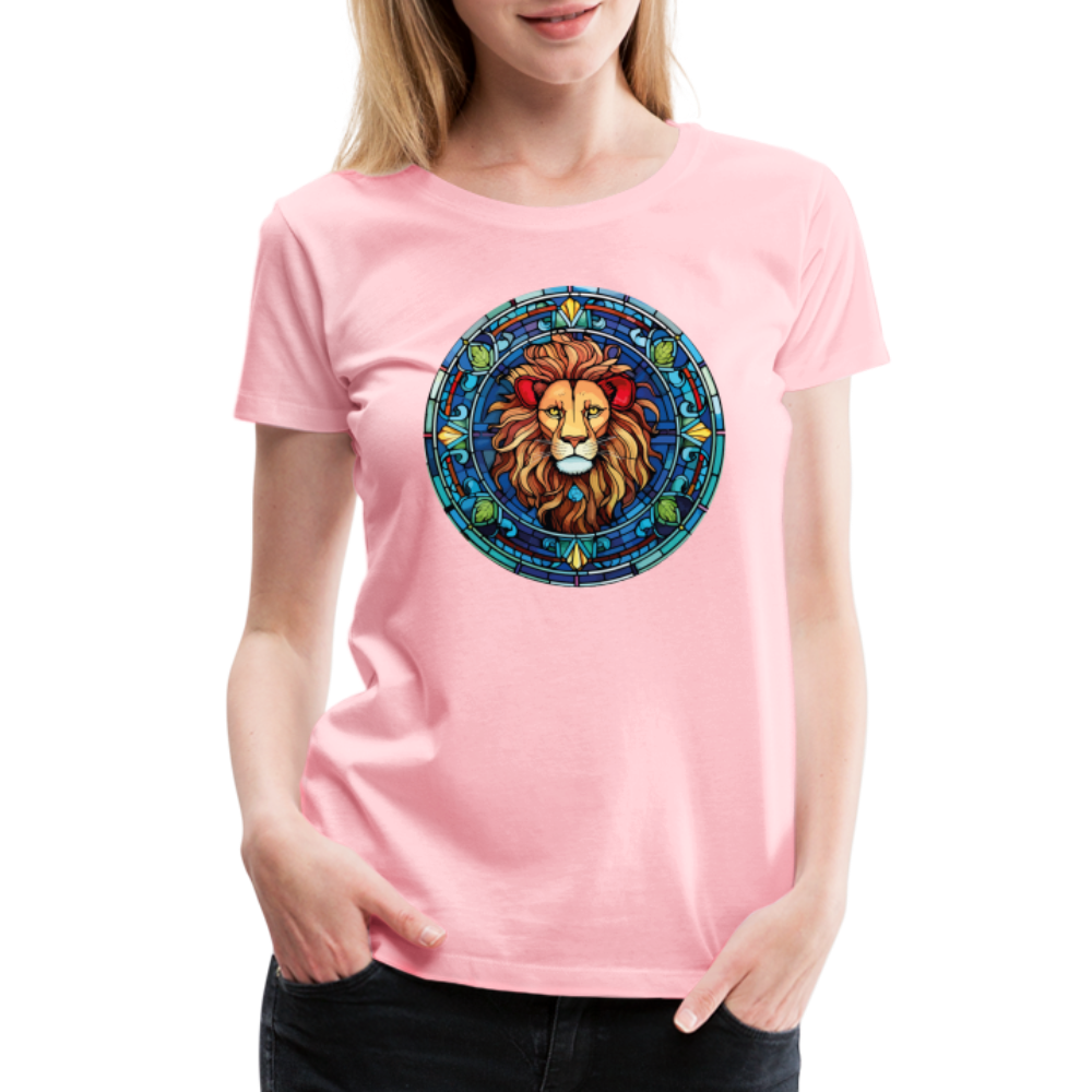 Women's Mosaic Leo Premium T-Shirt - pink