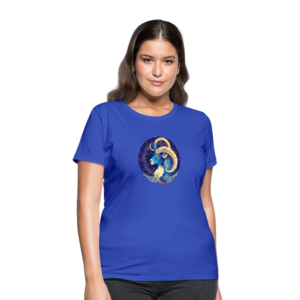 Women's Mythical Capricorn T-Shirt - royal blue