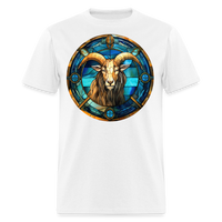 Thumbnail for Men's Mosaic Capricorn Classic T-Shirt - white