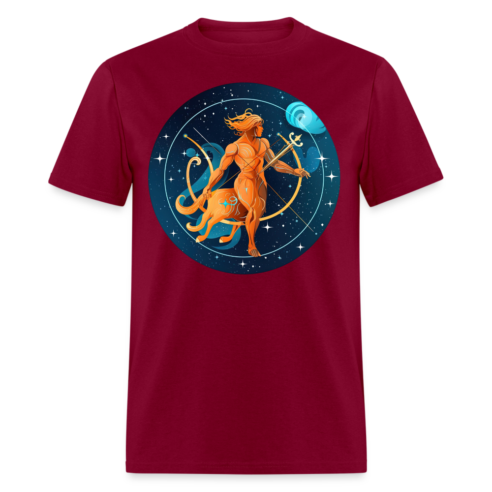 Men's Mythical Sagittarius Classic T-Shirt - burgundy