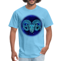 Thumbnail for Men's Stellar Aries Classic T-Shirt - aquatic blue