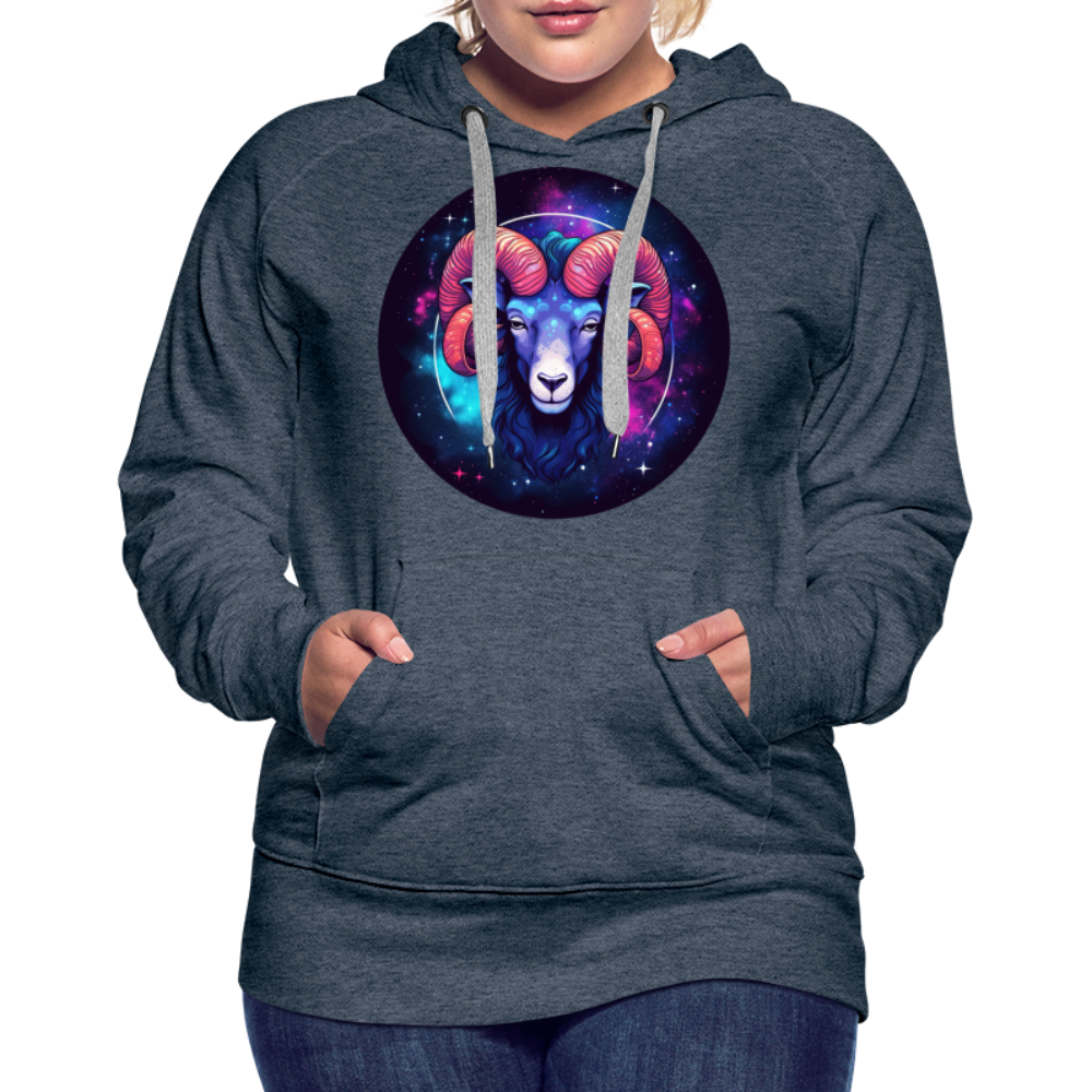 Women’s Magic Aries Premium Hoodie - heather denim