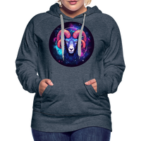 Thumbnail for Women’s Magic Aries Premium Hoodie - heather denim