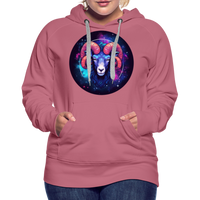 Thumbnail for Women’s Magic Aries Premium Hoodie - mauve