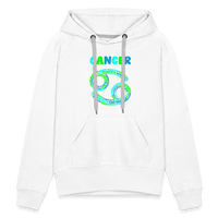 Thumbnail for Women's Power Words Cancer Premium Hoodie - white