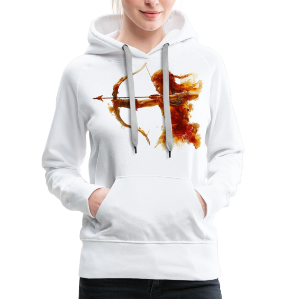 Women’s Mythical Sagittarius Premium Hoodie - white