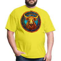 Thumbnail for Men's Mosaic Taurus Classic T-Shirt - yellow