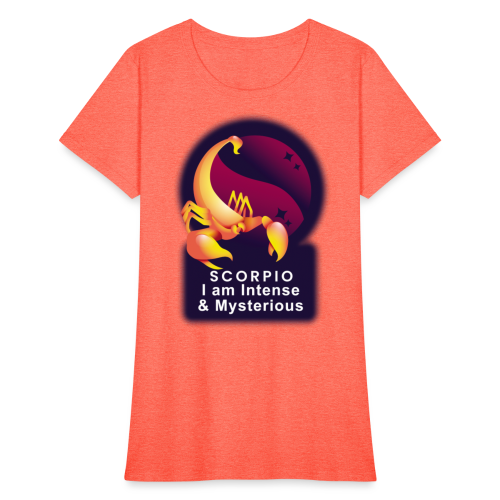 Women's Glow Scorpio T-Shirt - heather coral