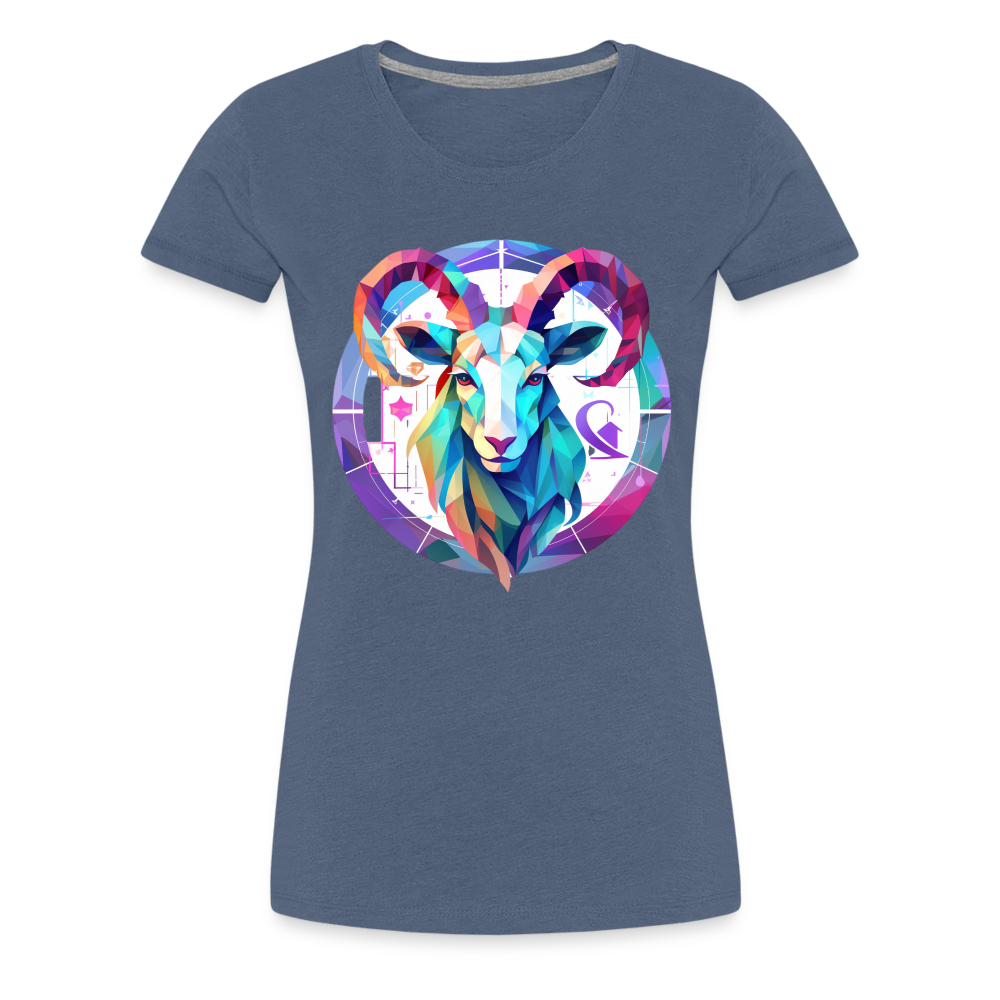 Women’s Mythical Aries Premium T-Shirt - heather blue