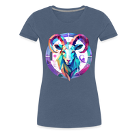 Thumbnail for Women’s Mythical Aries Premium T-Shirt - heather blue