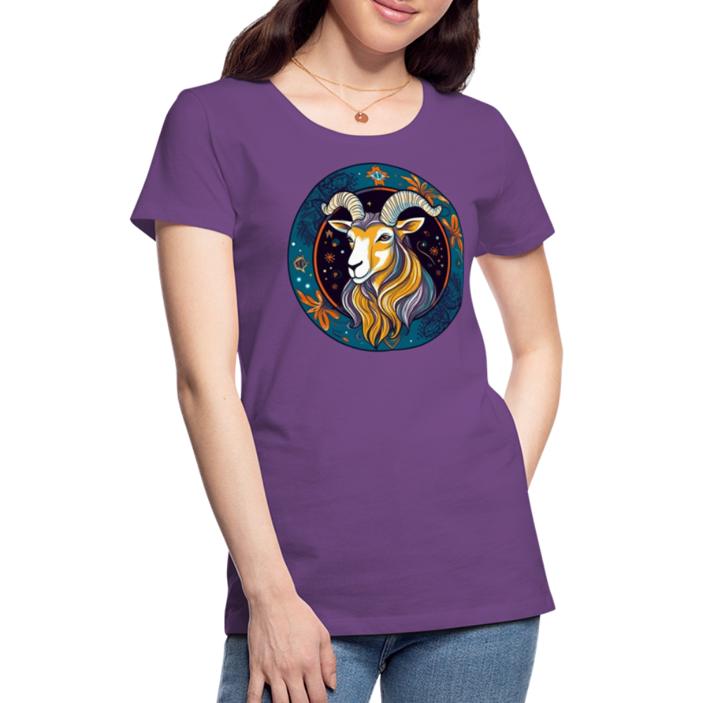 Women’s Mythical Capricorn Premium T-Shirt - purple