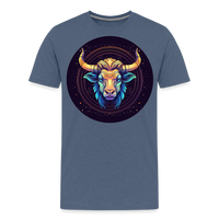 Thumbnail for Men's Magic Taurus Premium T-Shirt - heather blue