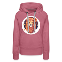 Thumbnail for Women’s Symbol Leo Premium Hoodie - mauve