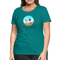 Thumbnail for Women's Dragonfly Oasis V.1 Premium T-Shirt - teal