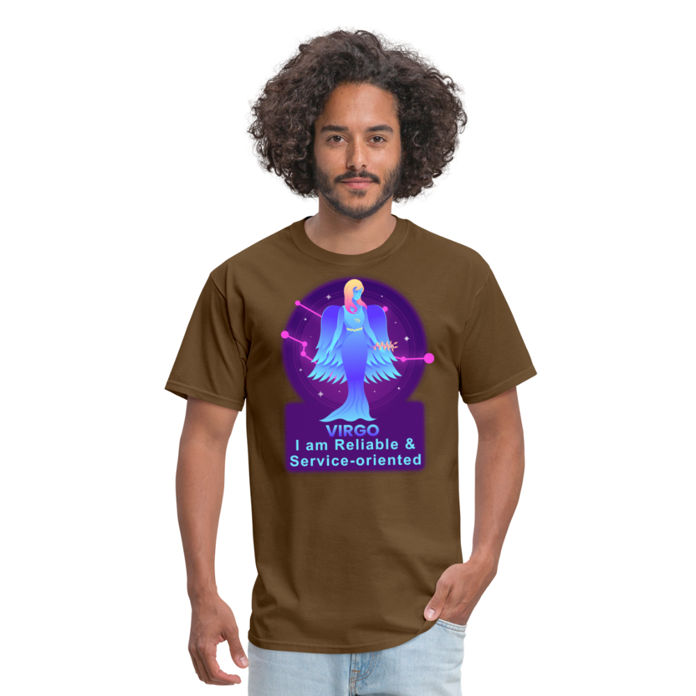 Men's Neon Virgo Classic T-Shirt - brown