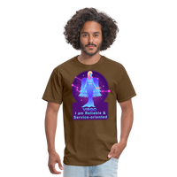 Thumbnail for Men's Neon Virgo Classic T-Shirt - brown