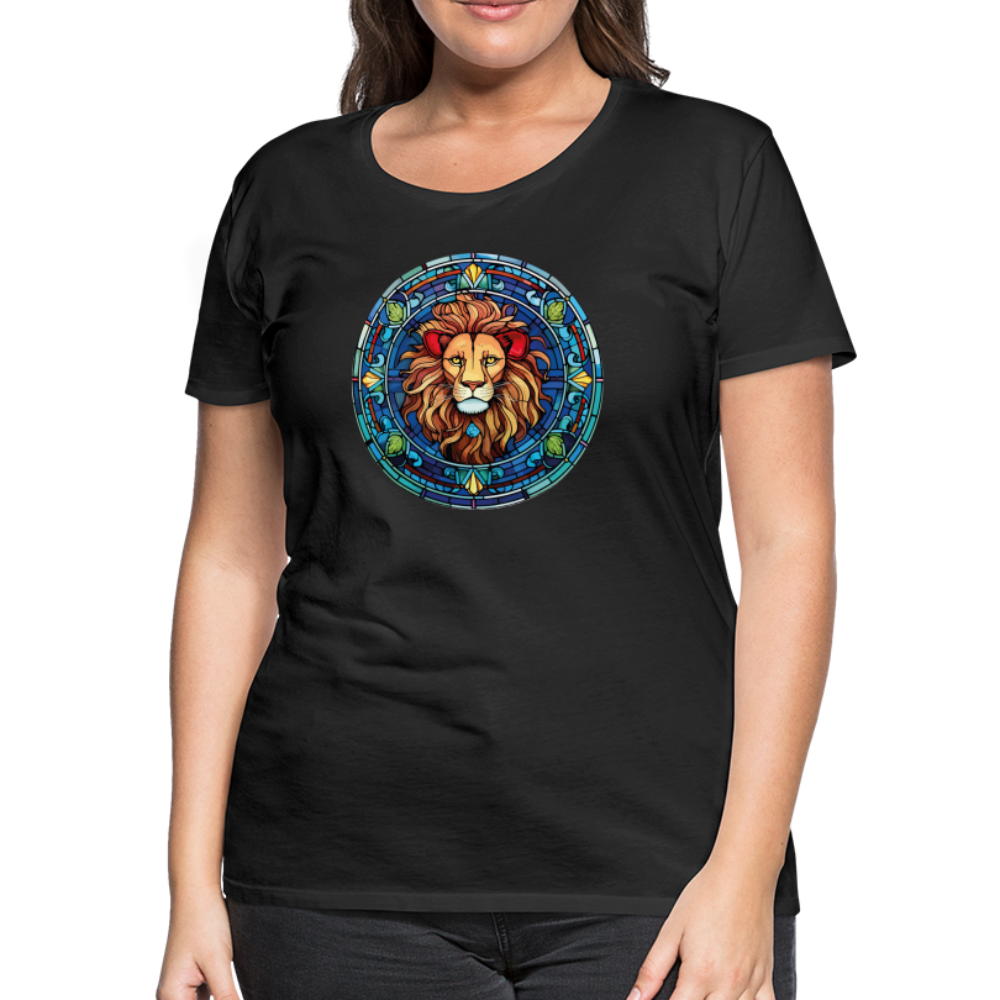 Women's Mosaic Leo Premium T-Shirt - black