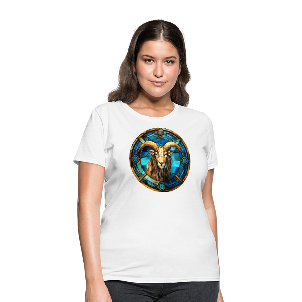 Women's Mosaic Capricorn T-Shirt - white