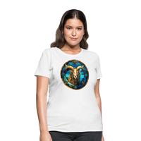 Thumbnail for Women's Mosaic Capricorn T-Shirt - white