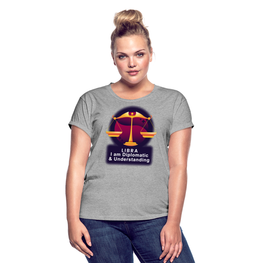 Women's Glow Libra Relaxed Fit T-Shirt - heather gray