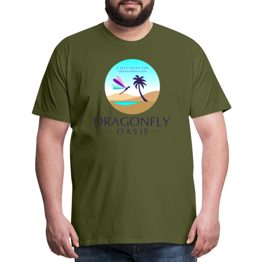 Men's Dragonfly Oasis V.1 Premium T-Shirt - olive green