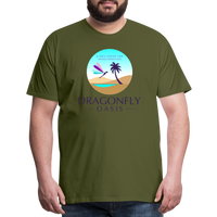 Thumbnail for Men's Dragonfly Oasis V.1 Premium T-Shirt - olive green