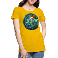 Thumbnail for Women’s Mosaic Aquarius Premium T-Shirt - sun yellow