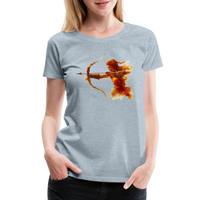 Thumbnail for Women’s Mythical Sagittarius Premium T-Shirt - heather ice blue