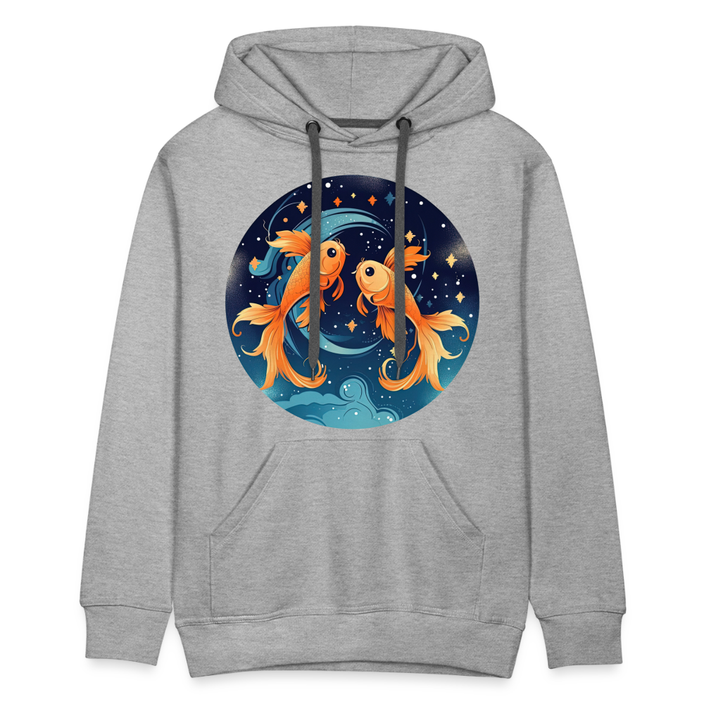 Men’s Magic Pisces Premium Hoodie - heather grey