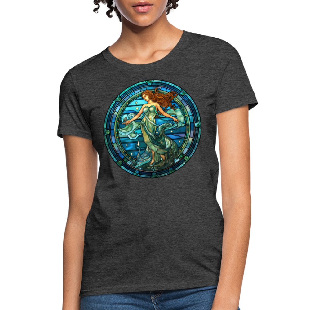 Women's Mosaic Aquarius T-Shirt - heather black