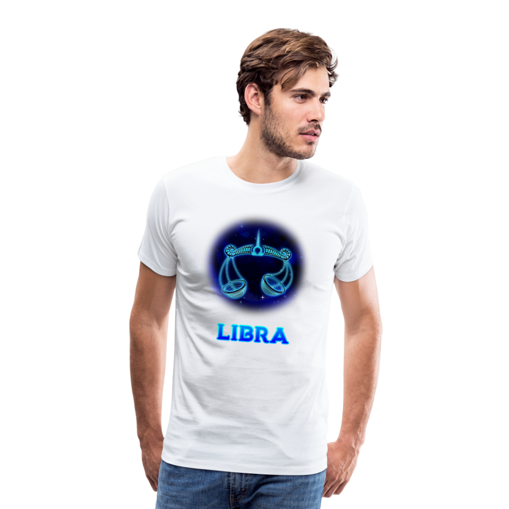 Men's Libra Premium T-Shirt - white