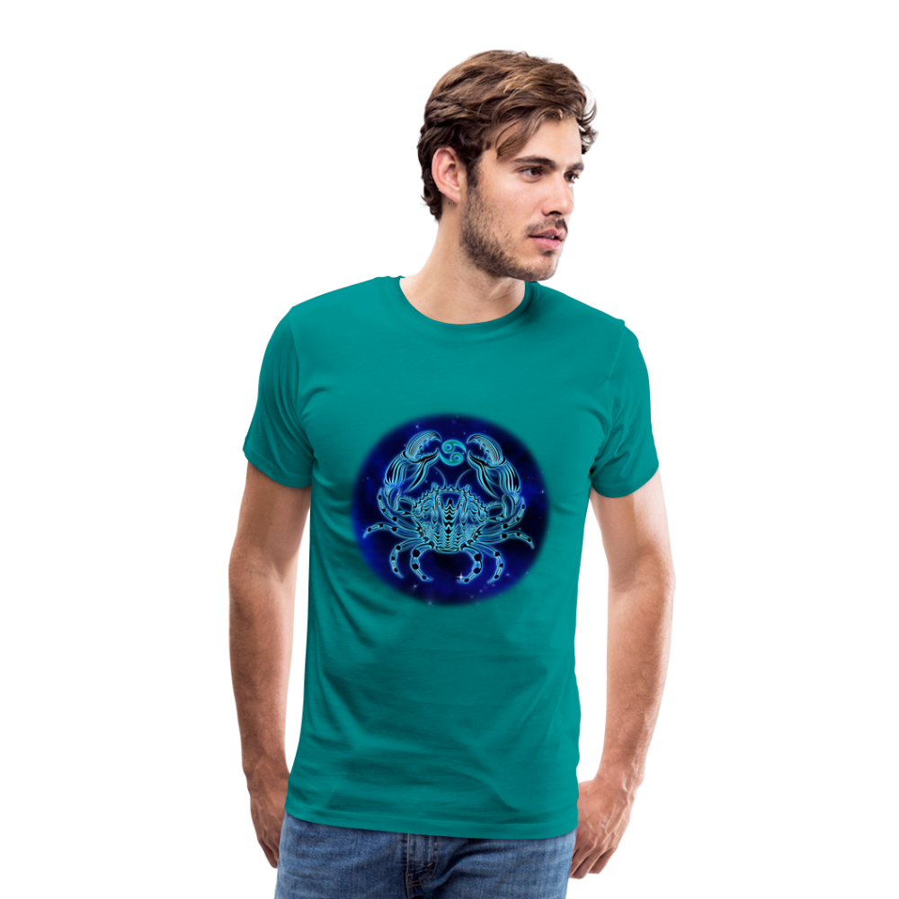 Men's Stellar Cancer Premium T-Shirt - teal