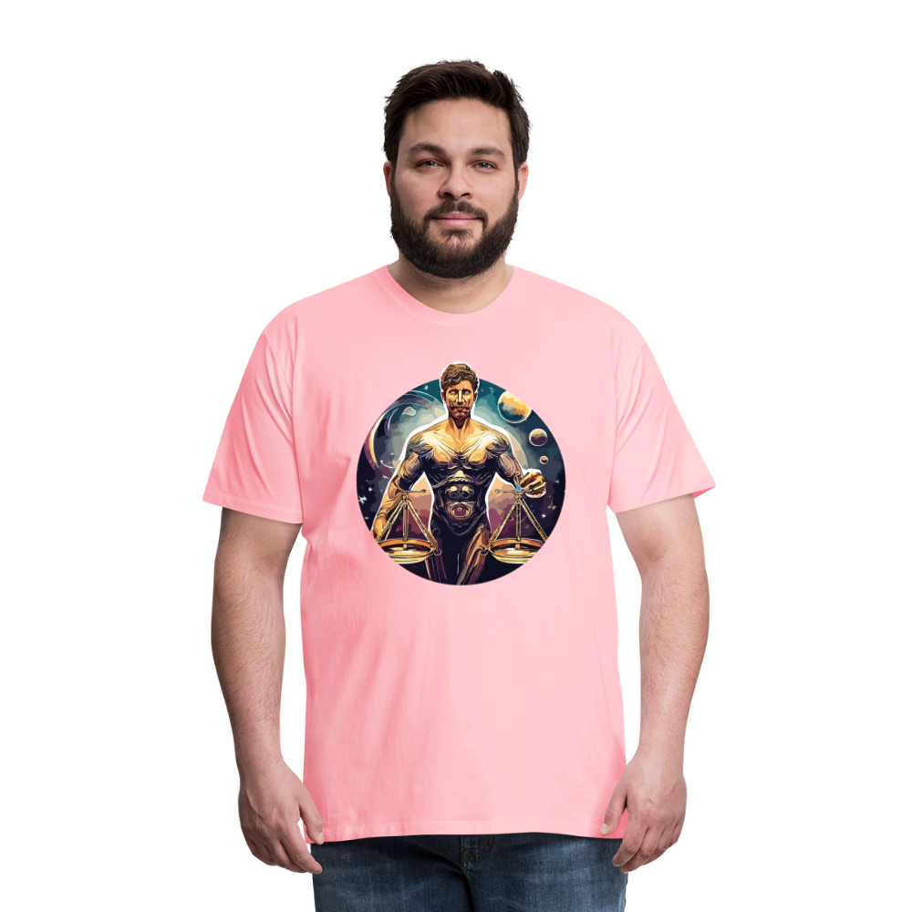 Men's Mythical Libra Premium T-Shirt - pink