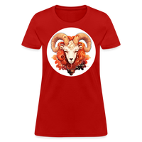 Thumbnail for Women's Symbol Aries T-Shirt - red