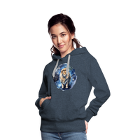 Thumbnail for Women’s Mythical Leo Premium Hoodie - heather denim