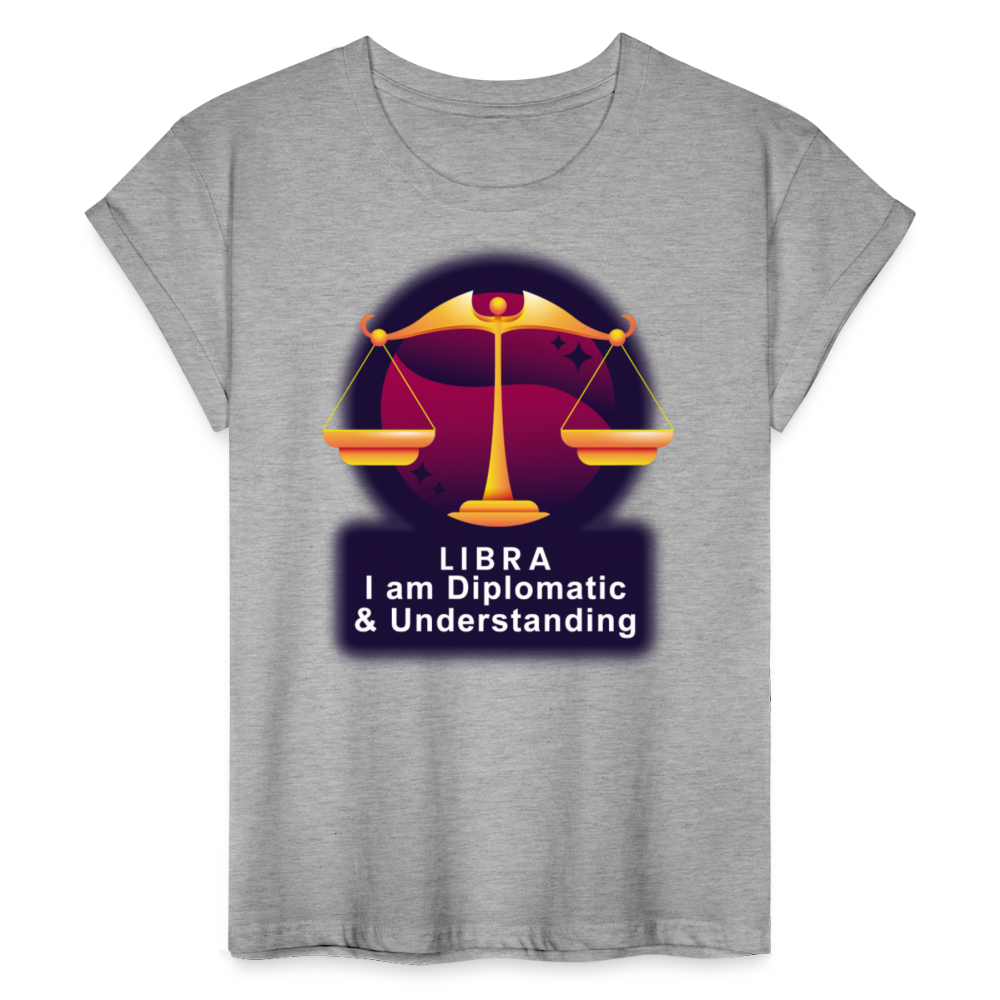 Women's Glow Libra Relaxed Fit T-Shirt - heather gray