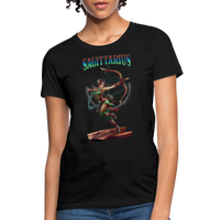 Thumbnail for Astral Sagittarius Women's T-Shirt - black