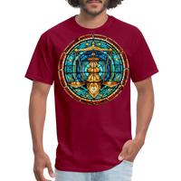 Thumbnail for Men's Mosaic Libra Classic T-Shirt - burgundy