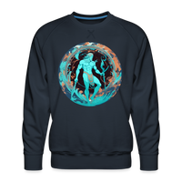 Thumbnail for Men’s Mythical Aquarius Premium Sweatshirt - navy