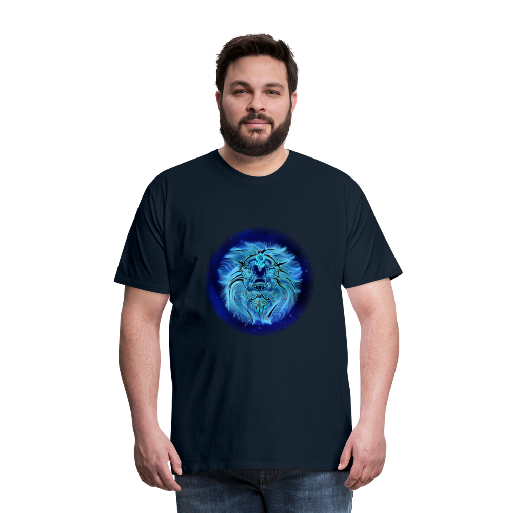 Men's Leo Premium T-Shirt - deep navy