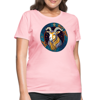 Thumbnail for Women's Mythical Capricorn T-Shirt - pink