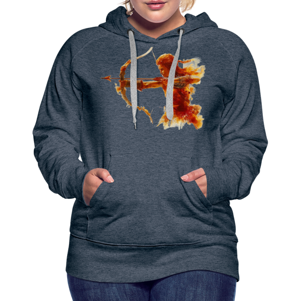 Women’s Mythical Sagittarius Premium Hoodie - heather denim