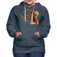 Thumbnail for Women’s Mythical Sagittarius Premium Hoodie - heather denim